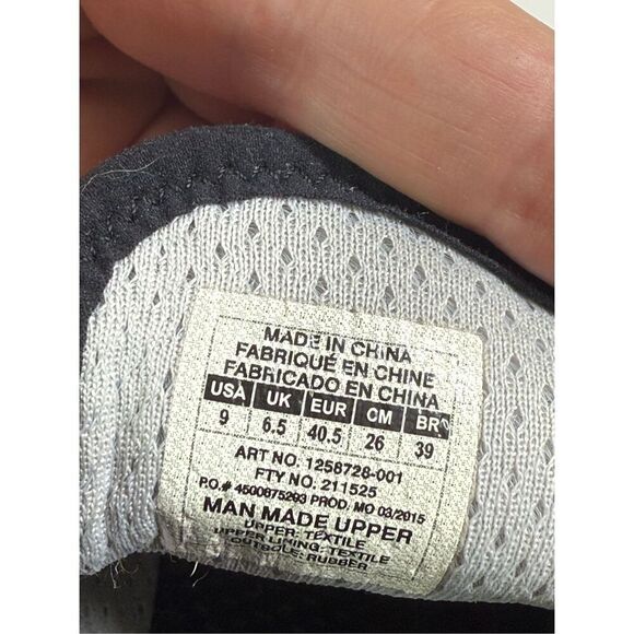 Under Armour SpeedForm Fortis Black Running Athletic Shoes Women's Size 9 - Picture 8 of 9